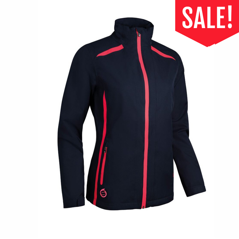Sunderland Killy Ladies Waterproof Jacket Navy-Tropics SUNLR49KILJKT Lifetime Waterproof Guarantee