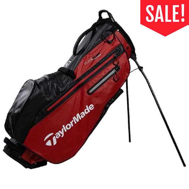 TaylorMade Flextech W/P Stand Bag Red - Black