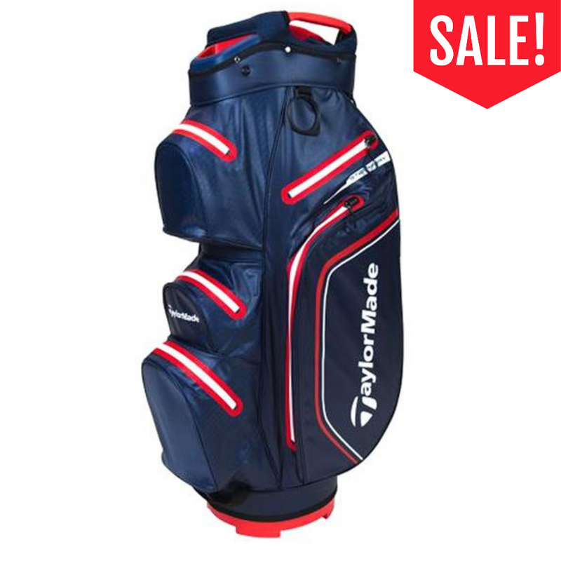 TaylorMade StormDry W/P Cart Bag   Navy Red