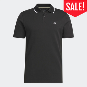 adidas Gents Go-To Pique Shirt BLACK