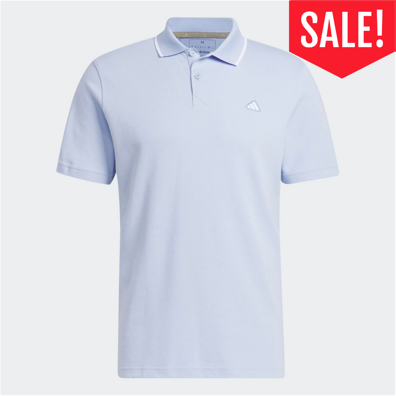 adidas GO-TO PIQUÉ GOLF POLO SHIRT  Blue Dawn