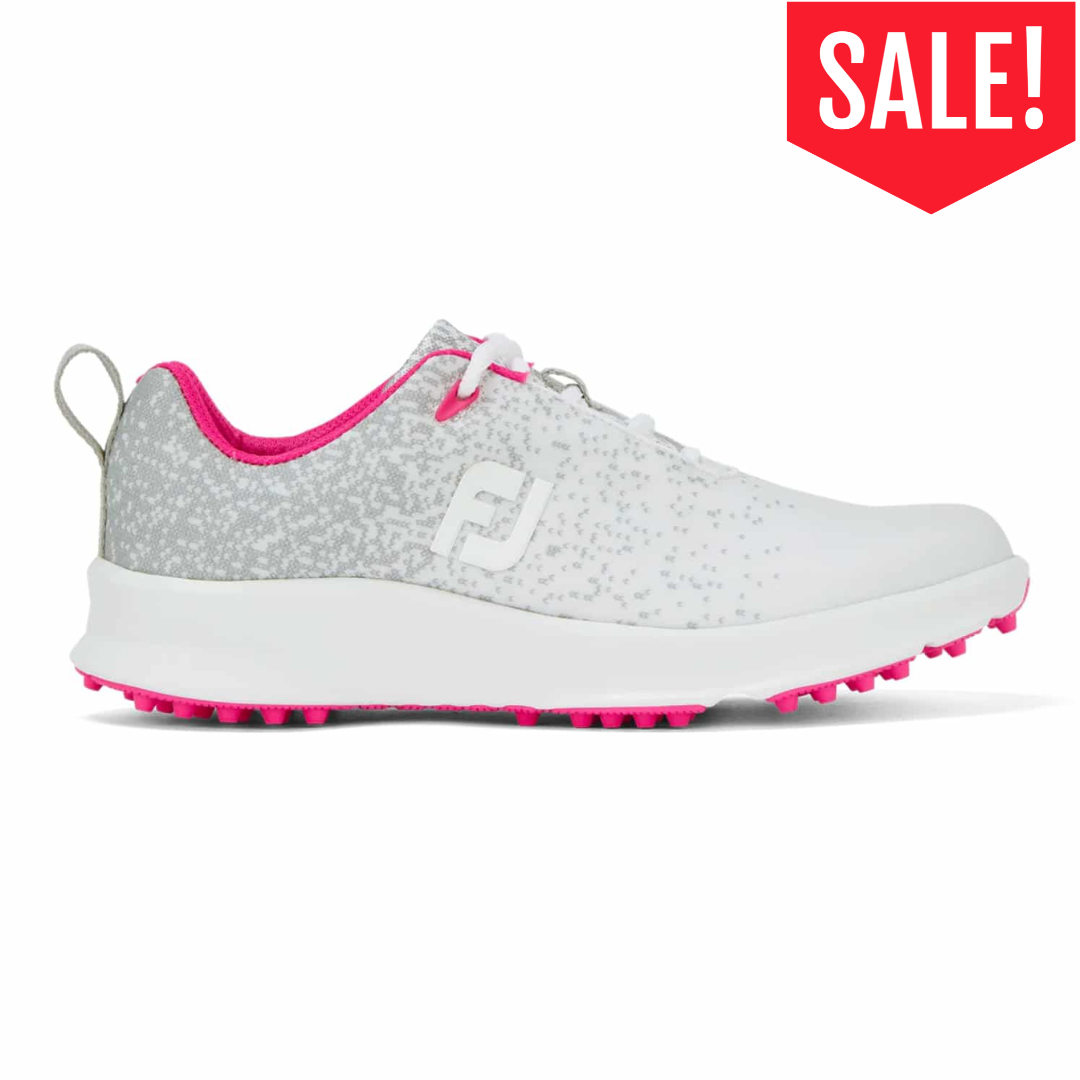 Footjoy Leisure Ladies Golf Shoes Silver Pink Pro Golf Ireland