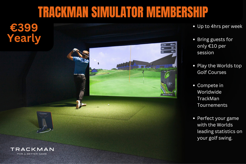 TrackMan Simulator Membership Yearly - Athlone Golf Range