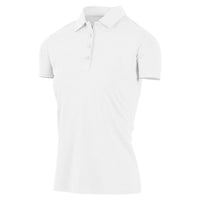 Island Green Honeycomb Jacquard UV Protection Polo Shirt White