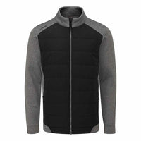 Ping Aiden Men's Hybrid Fleece Jacket - Asphalt Marl/Black