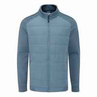 Ping Aiden Men's Hybrid Fleece Jacket - Blue Fusion Marl/Blue Fusion