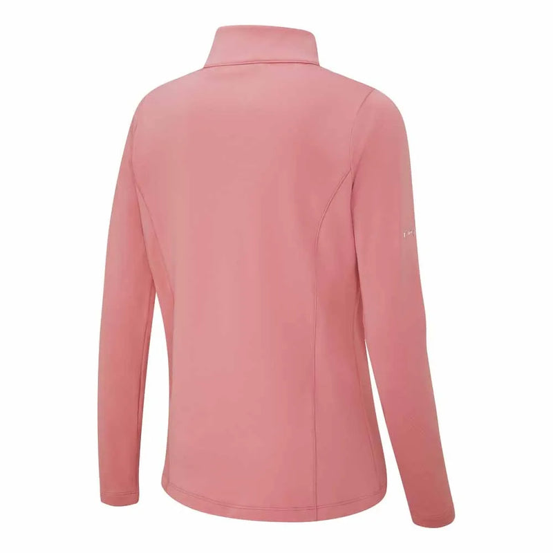 Ping  Aveline Ladies Long Sleeve Half Zip Top - Muted Pink