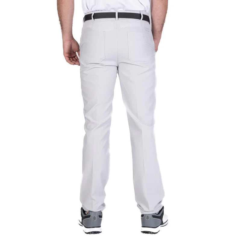 Island Green Tour Stretch Tapered Trousers Light Grey