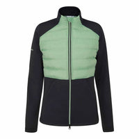 Ping  Clare Ladies Zoned Fleece Jacket - Black/Eucalyptus Multi