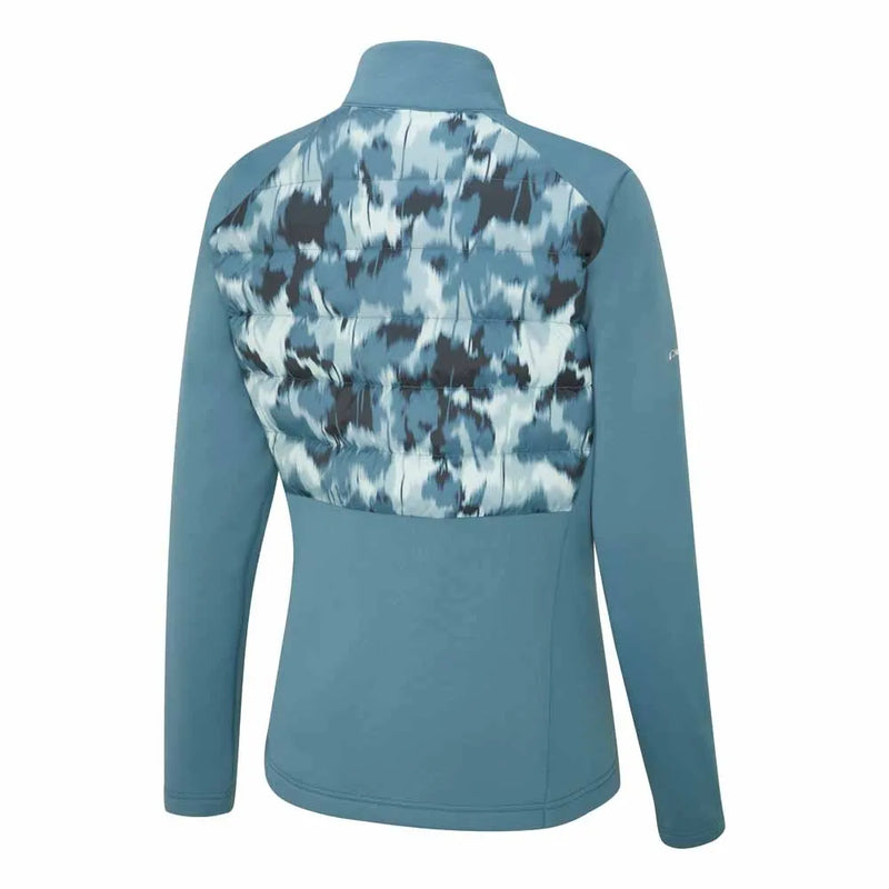 Ping Clare Ladies Zoned Fleece Jacket - Blue Fusion/Navy Multi