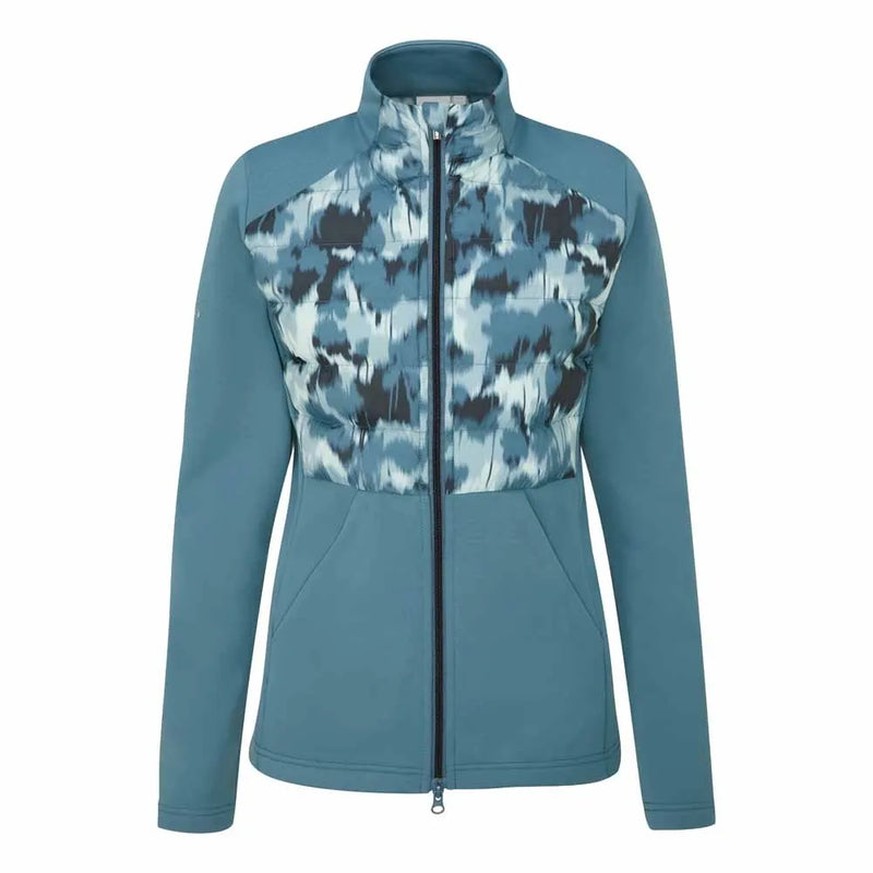 Ping Clare Ladies Zoned Fleece Jacket - Blue Fusion/Navy Multi
