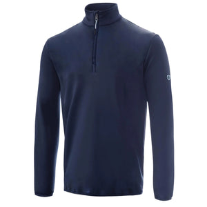 Island Green 'Chill Out' Zip Neck Top Layer Navy