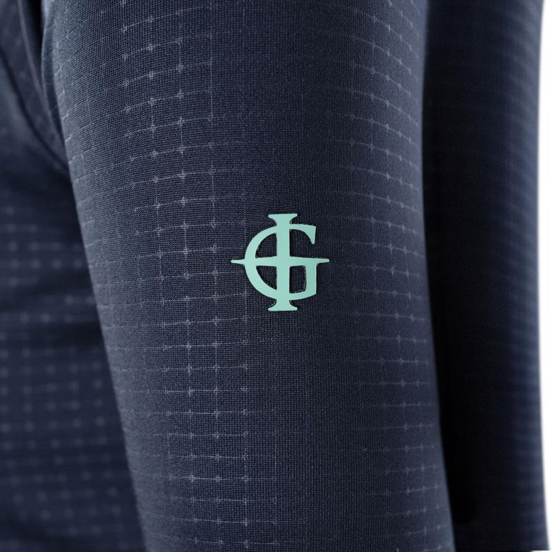 Island Green Full Zip Embossed Top Layer Navy