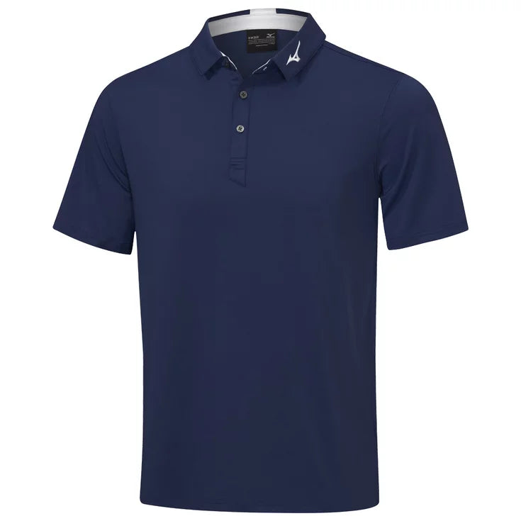 Mizuno Golf Crested Polo Navy