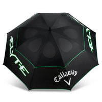 Callaway Elyte 68" Double Canopy Golf Umbrella - Black/Green