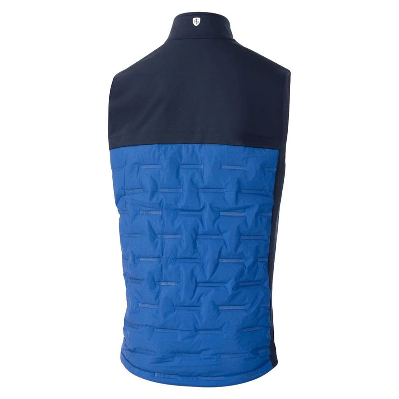 Island Green Thermal Stretch Padded Gilet Navy/Royal