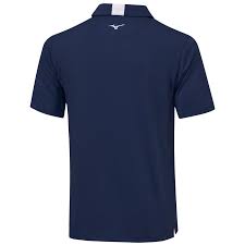 Mizuno Golf Crested Polo Navy