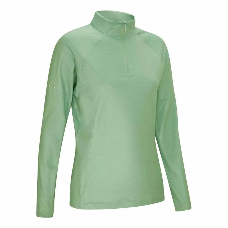Ping Jasmine Ladies Printed Long Sleeve Top - Eucalyptus Multi