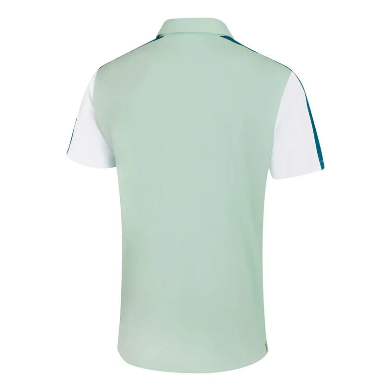 Ping  Kelly Men's Colour Block Polo Shirt - Misty Green Multi