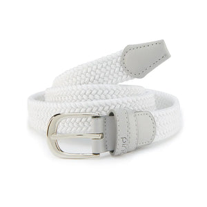 Ping Ladies Golf Stretch Webbing Belt - White