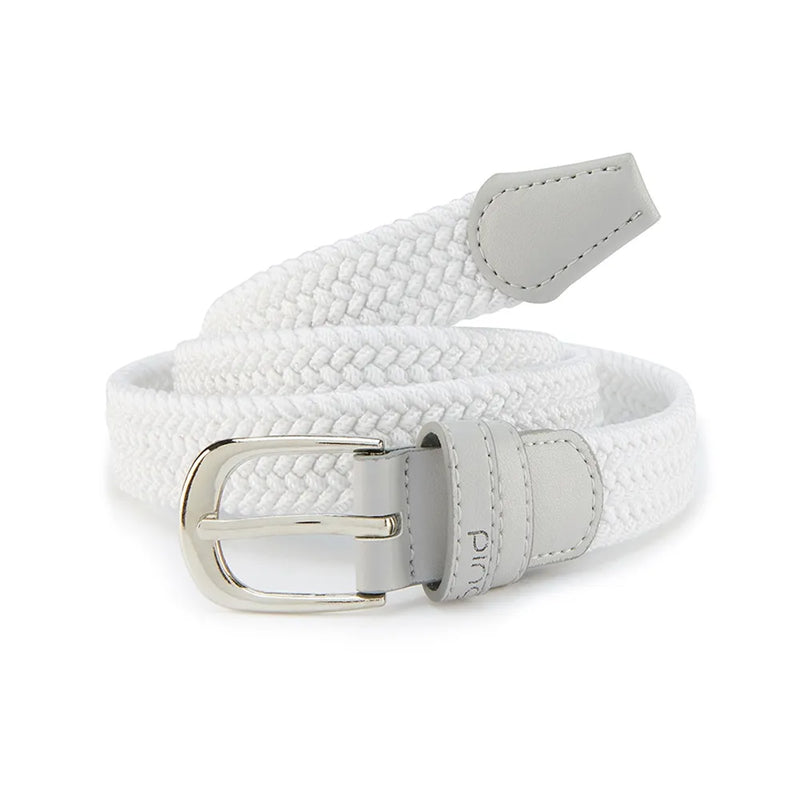 Ping Ladies Golf Stretch Webbing Belt - White