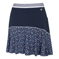 Ping  Odetta Ladies Printed Skort - Navy/Paradise Garden