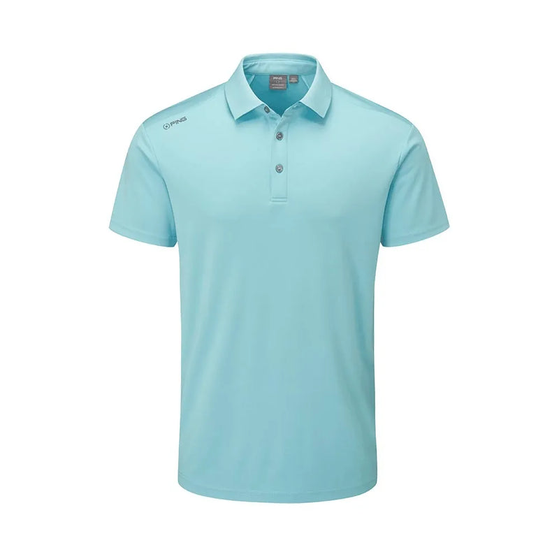 Ping Gents Lindum Polo Shirt Sky Blue
