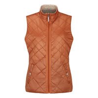 Ping Bryony Ladies Reversible Vest - Antique White Multi/Auburn