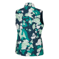 Ping Bryony Ladies Reversible Vest - Emerald Multi/Emerald