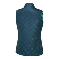 Ping Bryony Ladies Reversible Vest - Emerald Multi/Emerald