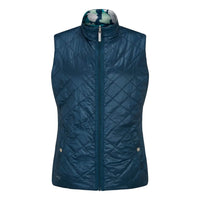 Ping Bryony Ladies Reversible Vest - Emerald Multi/Emerald