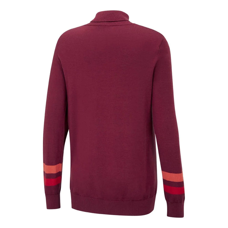 Ping Jeanie Ladies Roll Neck Sweater - Tibetan Red Multi