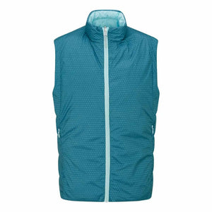 Ping  Samantha Ladies Insulated Reversible Vest - Opal/Blue Fusion Multi