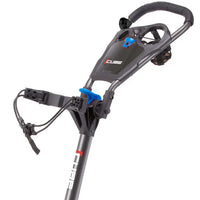 Skymax Cube 3-Wheel Push Golf Trolley - Charcoal/Blue