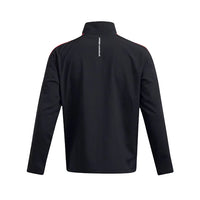 Under Armour Storm Windstrike 1/2 Zip Golf Pullover - Black/Red