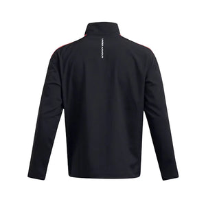 Under Armour Storm Windstrike 1/2 Zip Golf Pullover - Black/Red