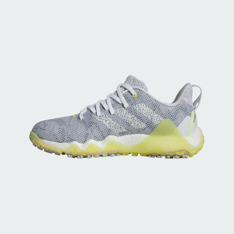 adidas Ladies Codechaos Spikeless Golf Shoes - Cloud White / Cloud White / Beam Yellow