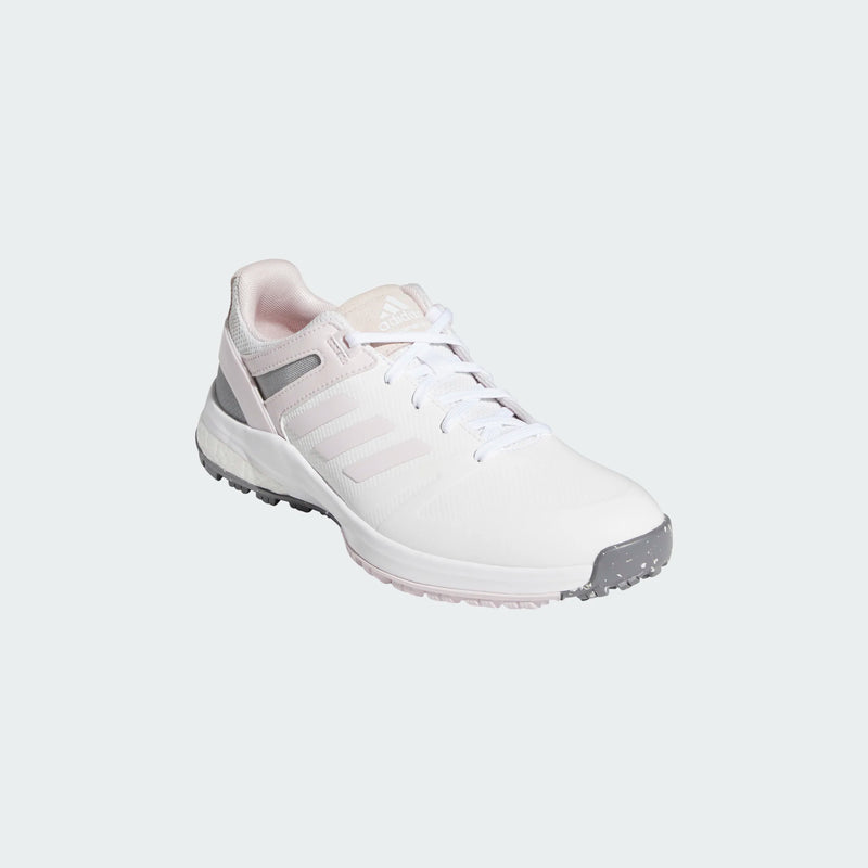 Adidas EQT Spikelss Ladies Golf Shoes - Cloud White / Almost Pink / Grey Three
