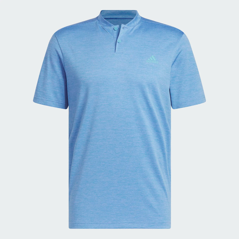 adidas Golf Textured Stripe Shirt Blue Fusion/Preloved Blue