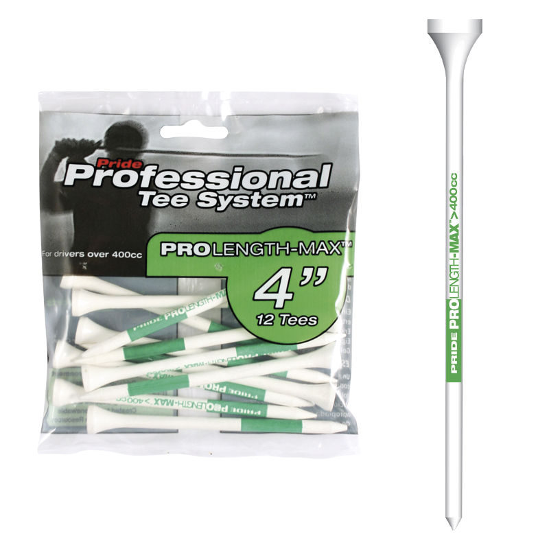 Pride PTS 4in Tee Pk 12 green