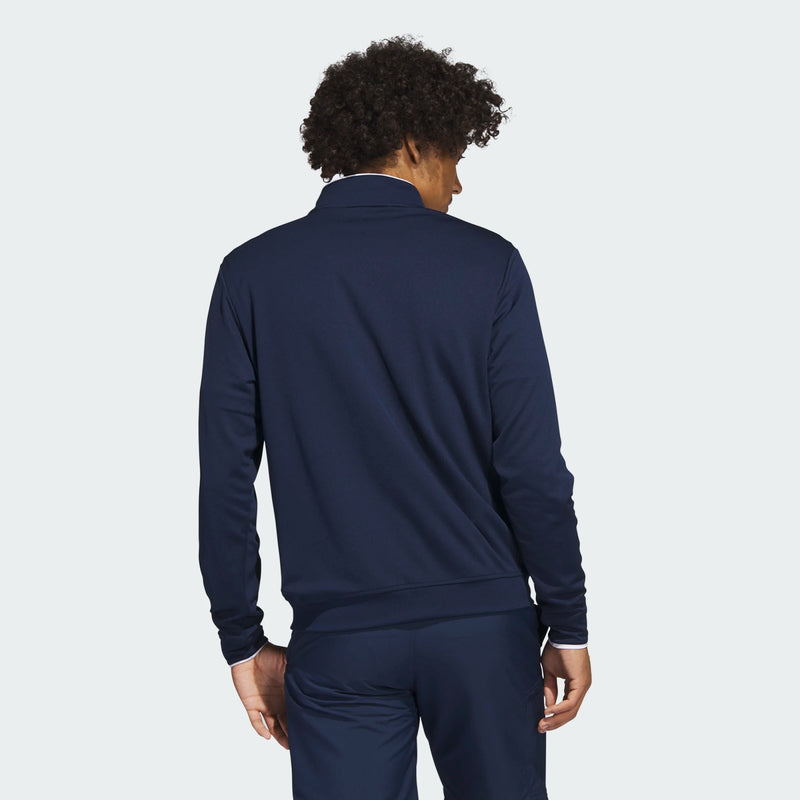 adidas Light Weight  Quarter Zip Collegiate Navy/White
