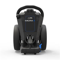 POWAKADDY  MICRA PUSH CART-GUN METAL/BLUE TRIM