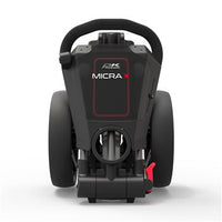 POWAKADDY 2022 MICRA PUSH CART-GUN METAL/RED TRIM