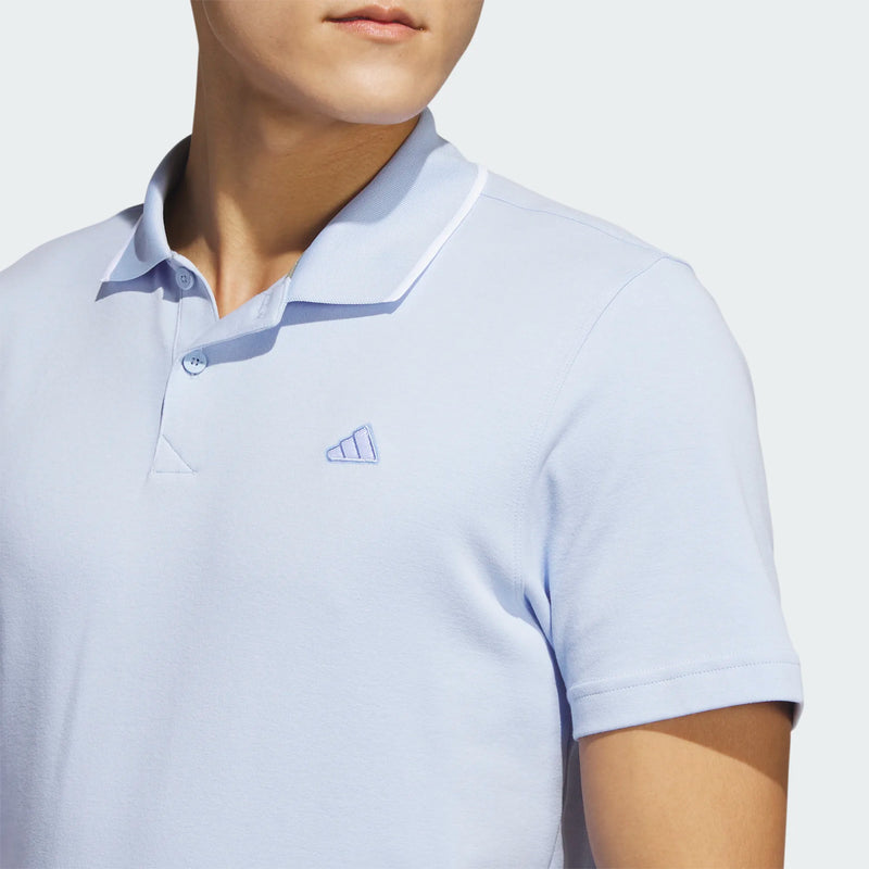 adidas GO-TO PIQUÉ GOLF POLO SHIRT  Blue Dawn