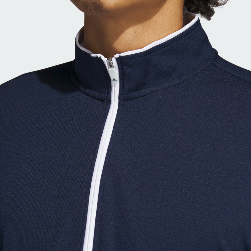 adidas Light Weight  Quarter Zip Collegiate Navy/White