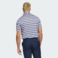 adidas Golf 2-Colour Stripe Shirt Collegiate Navy/White