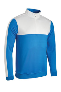 Sunderland Gents Arizona Therm Fleece MidLayer  Lightning Blue /White