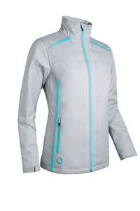 Sunderland Killy Ladies Waterproof Jacket Silver - Aqua SUNLR49 Lifetime Waterproof Guarantee
