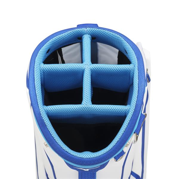 Mizuno Tour Staff Cart Bag 22 5W White Blue