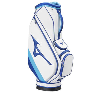Mizuno Tour Staff Cart Bag 22 5W White Blue